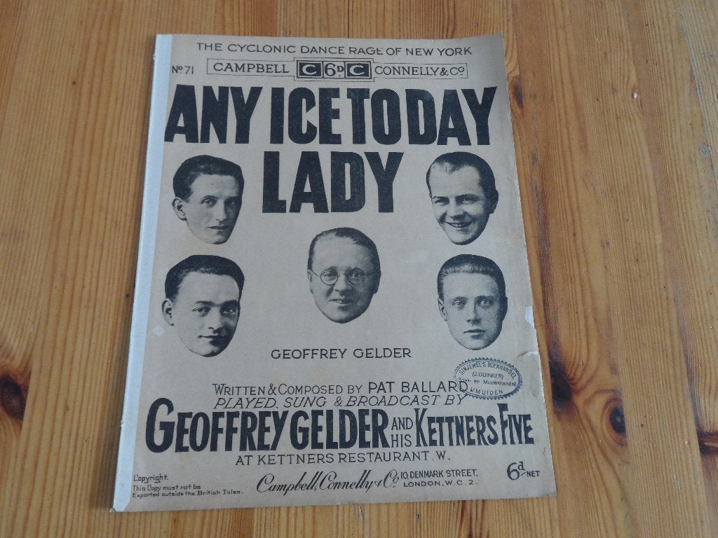 Any ice today lady - pat ballard, Gebruikt, Gitaar, Ophalen of Verzenden, Artiest of Componist