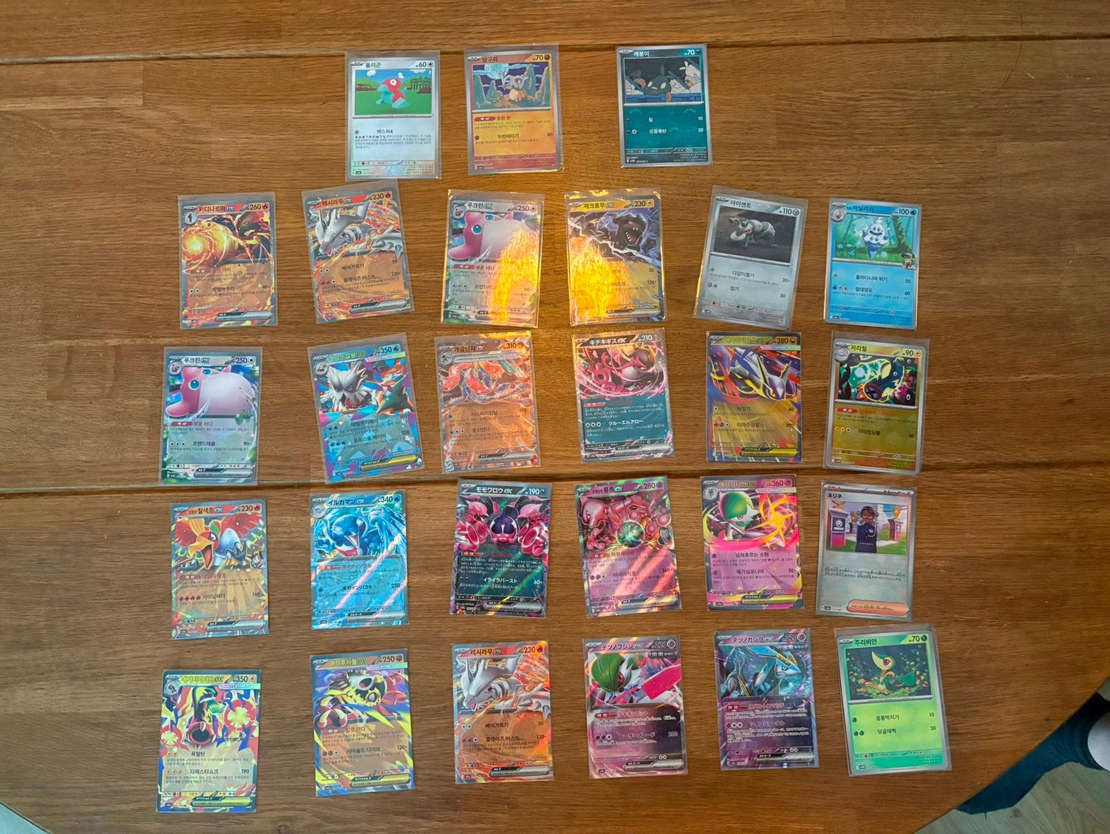 19x EX-kaarten + 8x Pokéball (Japans & Koreaans), Ophalen of Verzenden, Zo goed als nieuw, Meerdere kaarten, Foil