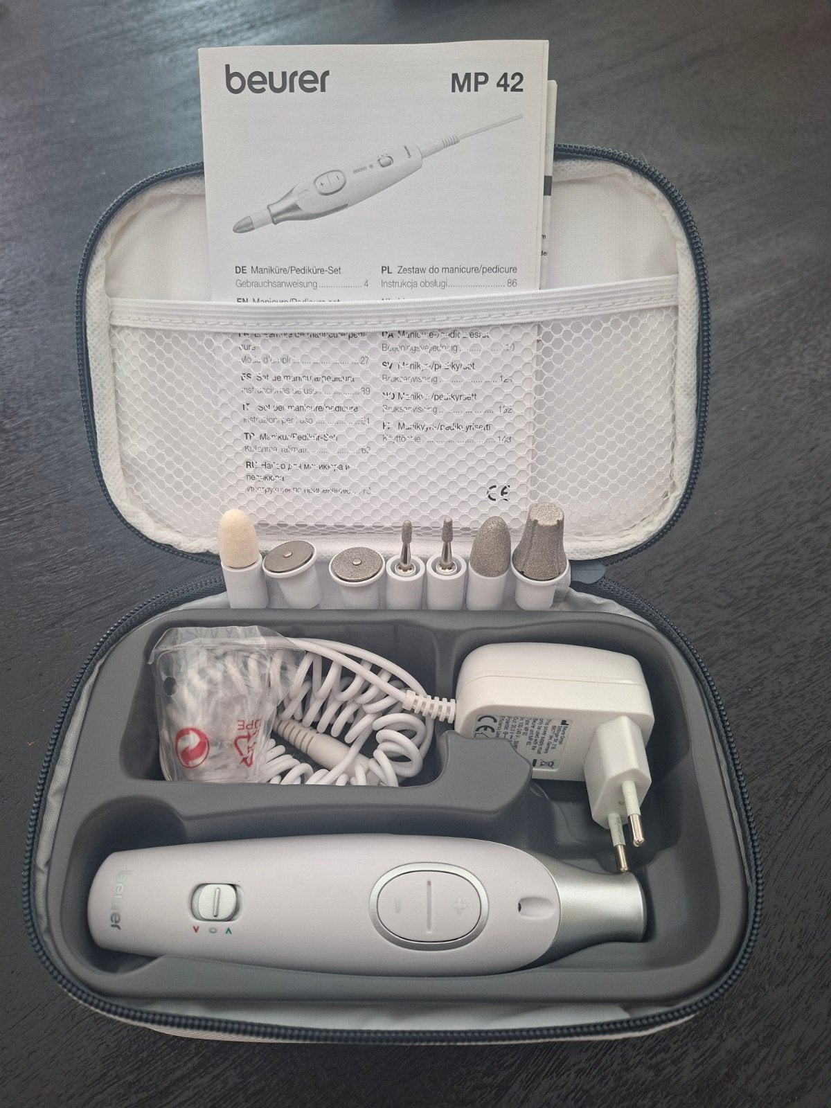 Beurer MP 42 Manicure/Pedicure Set - Zo goed als nieuw, Witgoed en Apparatuur, Persoonlijke-verzorgingsapparatuur, Ophalen, Nieuw