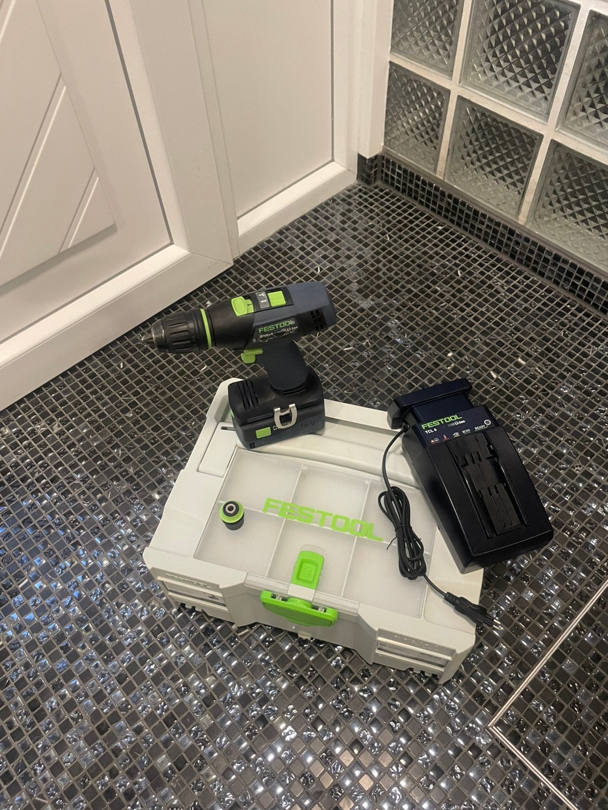 Festool T 18+3 HPC 5.2 I-PLUS SCHROEFBOORMACHINE, Ophalen of Verzenden, Zo goed als nieuw, Boor- en Schroefmachine