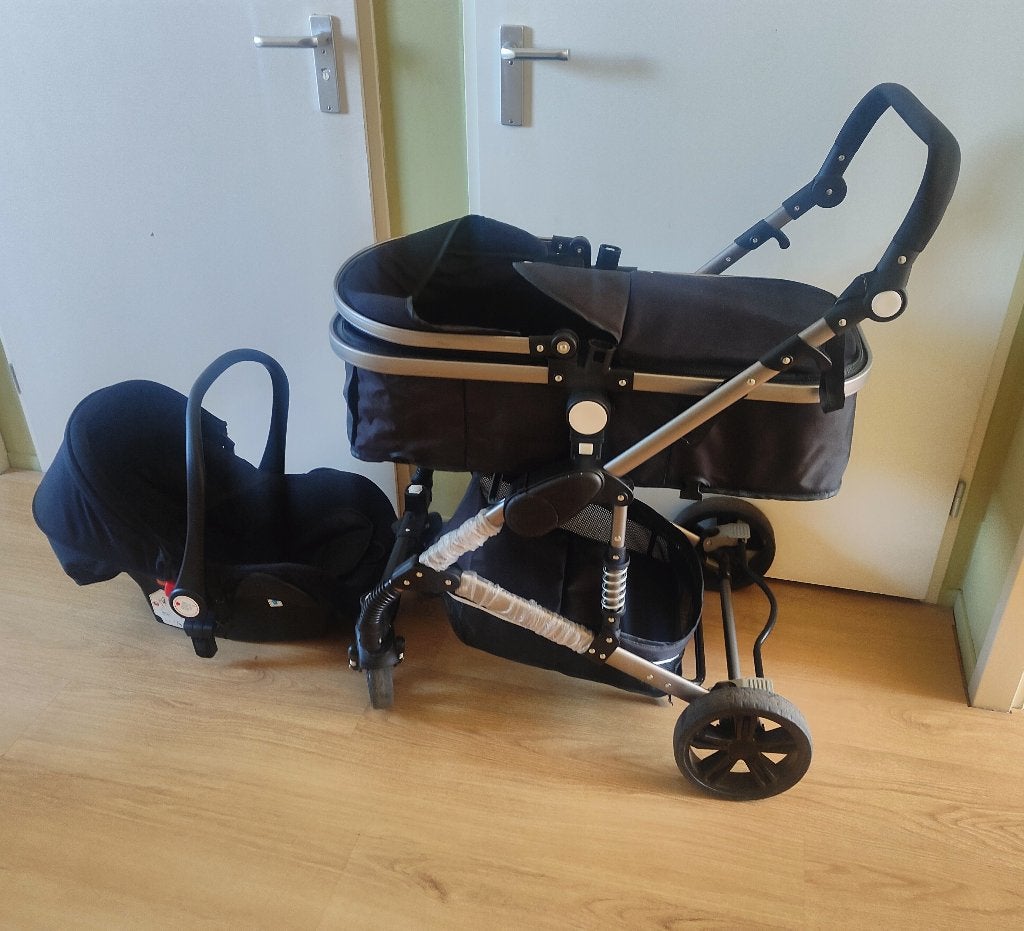 Kinderwagen Set met Autostoel, Kinderen en Baby's, Kinderwagens en Combinaties, Ophalen, Overige merken