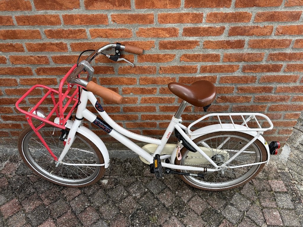 Prachtige Witte Meisjesfiets 20 Inch (Zo Goed als Nieuw), Fietsen en Brommers, Ophalen, Terugtraprem, Alpina, 20 inch