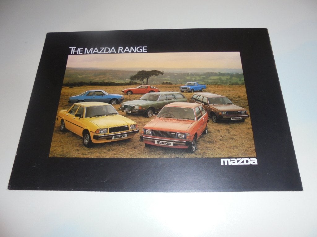 brochure Mazda Range  1980, Ophalen of Verzenden, Zo goed als nieuw, Mazda