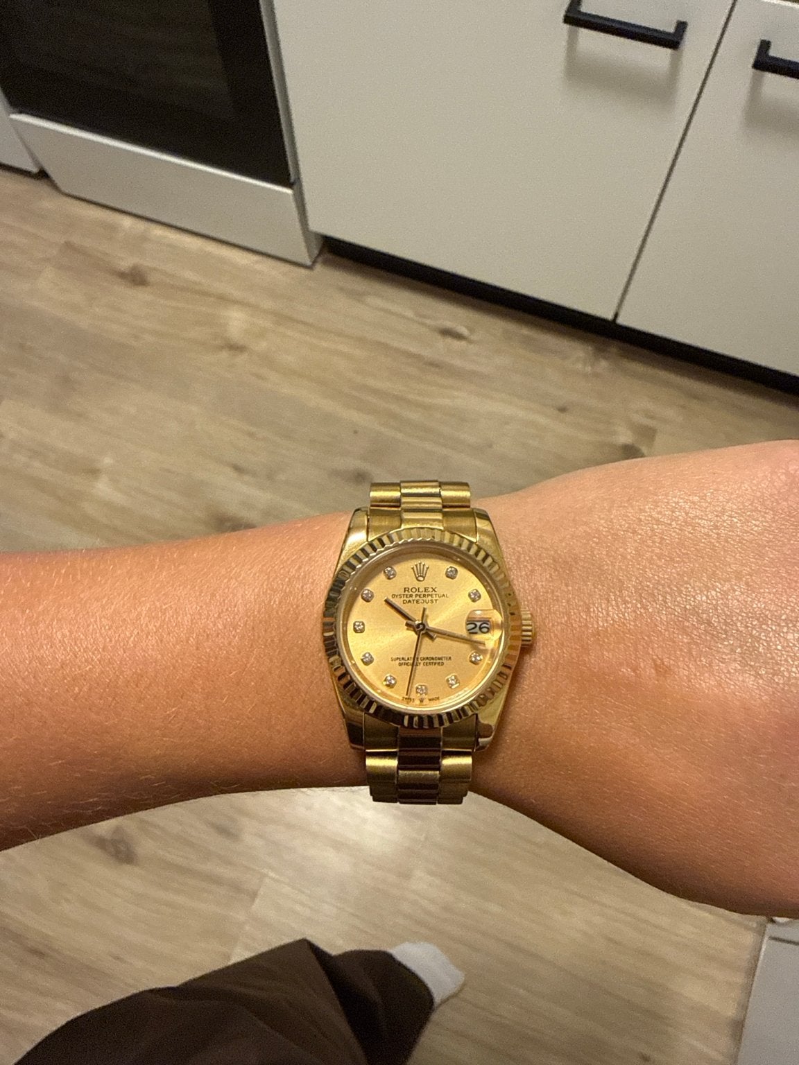 Rolex 31, Sieraden, Tassen en Uiterlijk, Horloges | Dames, Ophalen of Verzenden, Zo goed als nieuw, Staal, Rolex
