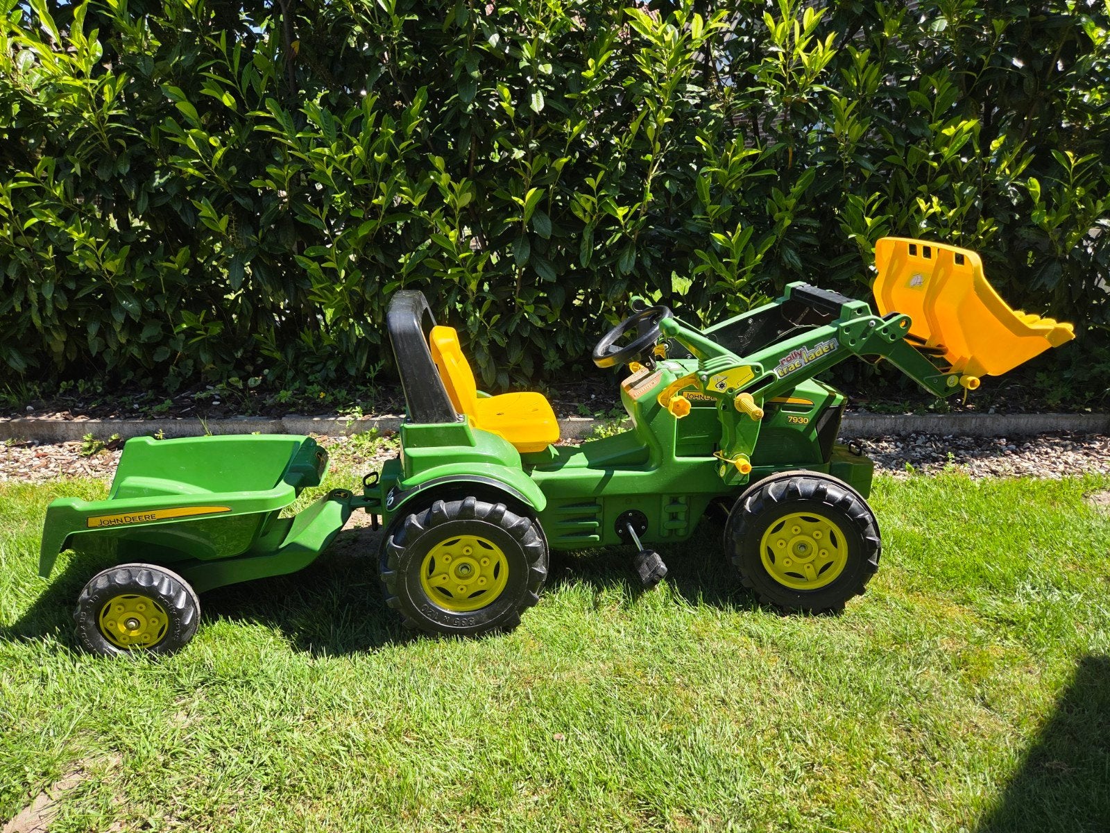 Traptrekker Rolly Trac met voorlader en aanhanger, Kinderen en Baby's, Speelgoed | Buiten | Skelters, Ophalen, Gebruikt, Overige merken