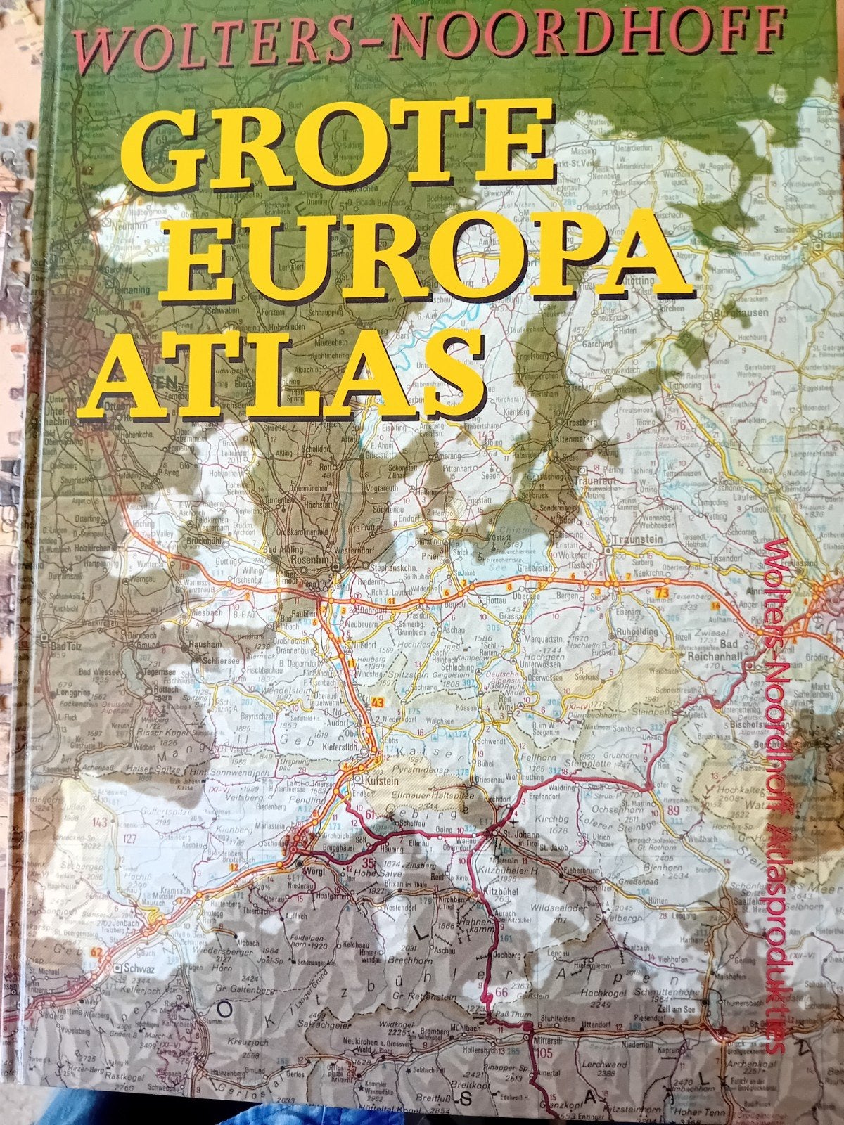 Wolters-Noordhoff Grote Europa Atlas 1992, Ophalen of Verzenden