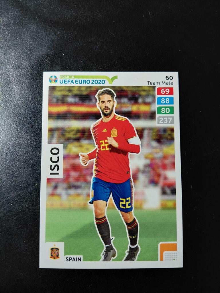 Isco (spanje) panini ek 2020, Verzamelen, Ophalen of Verzenden, Nieuw, Buitenlandse clubs, Poster, Plaatje of Sticker