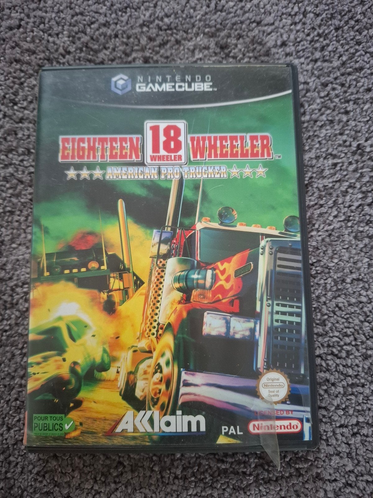 18 Wheeler American Pro Trucker Nintendo GameCube, Ophalen of Verzenden, Gebruikt, Racen en Vliegen