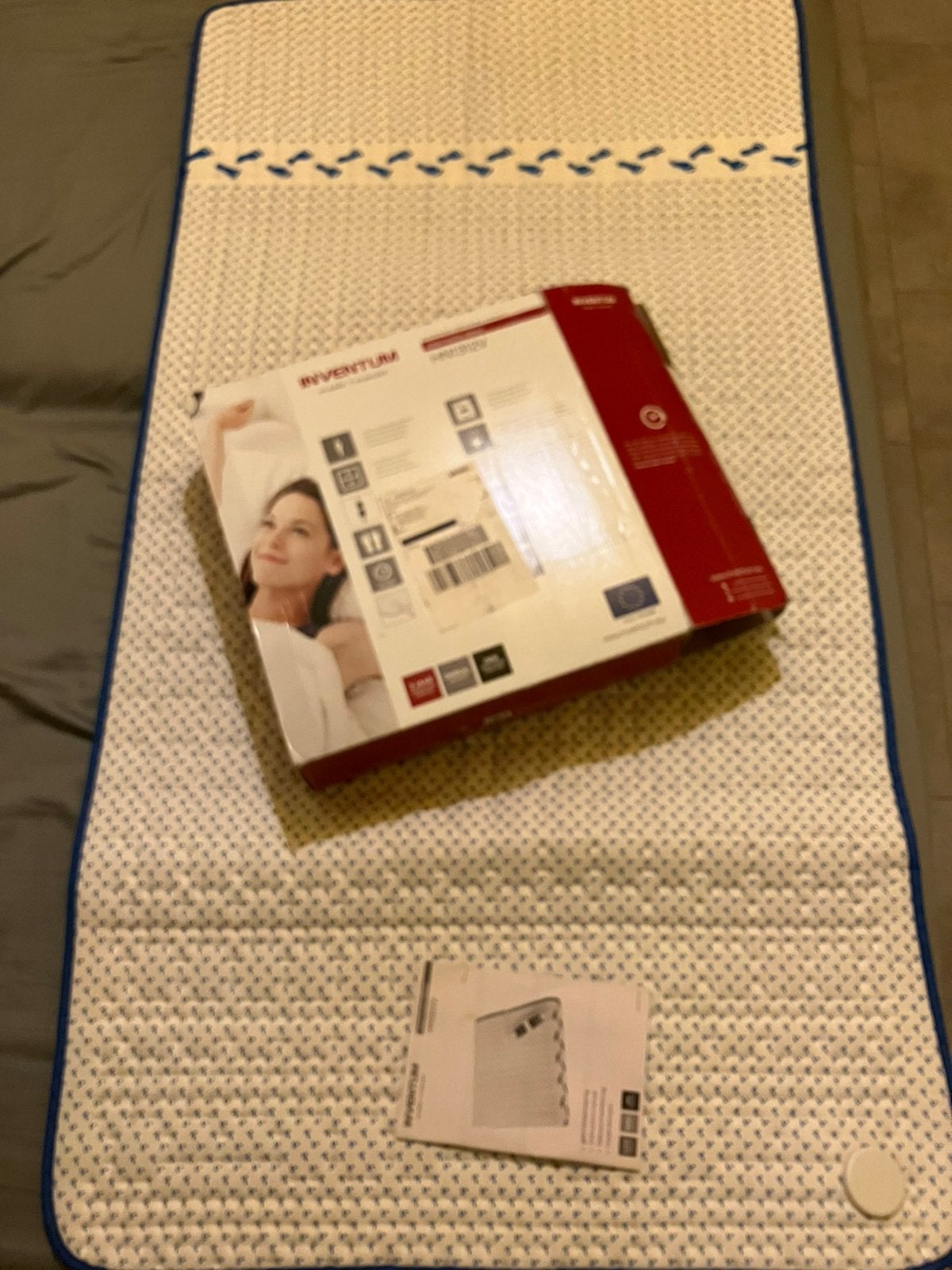 Inventum HN1312V Elektrische 1-Persoons Onderdeken zgan, Eenpersoons, Wit, Ophalen of Verzenden, Overige merken