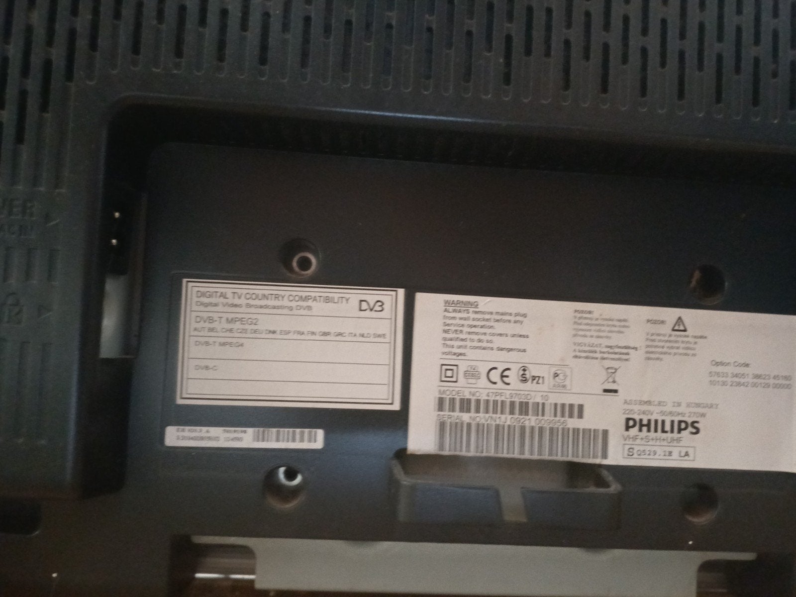 Philips 47 inch Full HD TV (47PFL9703D/10) – Met Afstandsbed, Ophalen, Philips, Gebruikt, 50 Hz