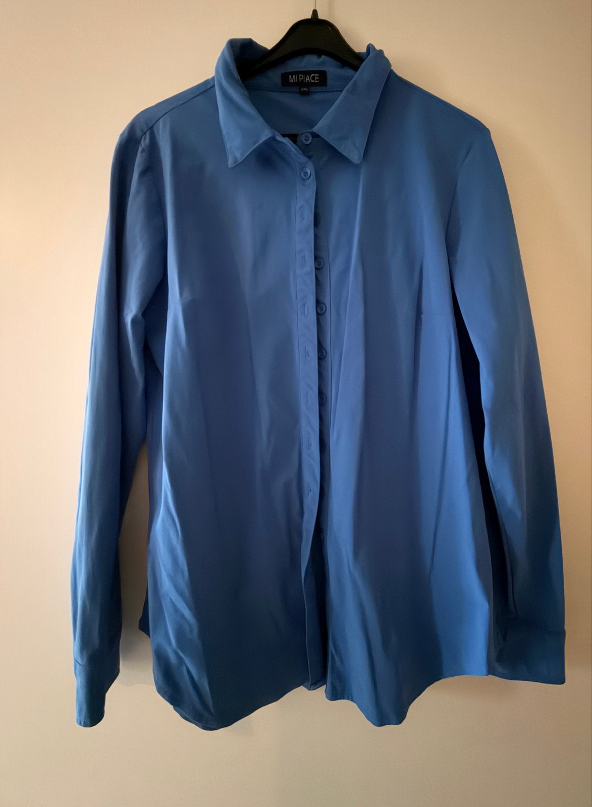 Mooie blauwe blouse van Mi Piace, maat XXL, Kleding | Dames, Ophalen of Verzenden, Zo goed als nieuw, Maat 46/48 (XL) of groter