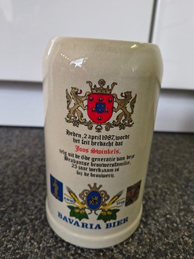 * Bavaria stenen pul 25 jubileum 1962 – 1987 Joos *, Ophalen of Verzenden, Zo goed als nieuw, Pul(len), Bavaria