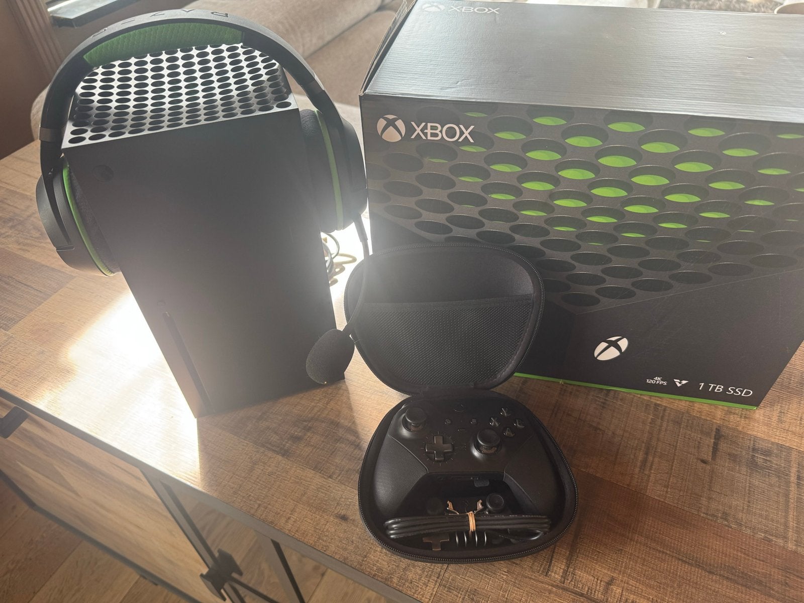 Xbox Series X met elite controller en headset, Spelcomputers en Games, Ophalen of Verzenden, Gebruikt, Xbox Series X