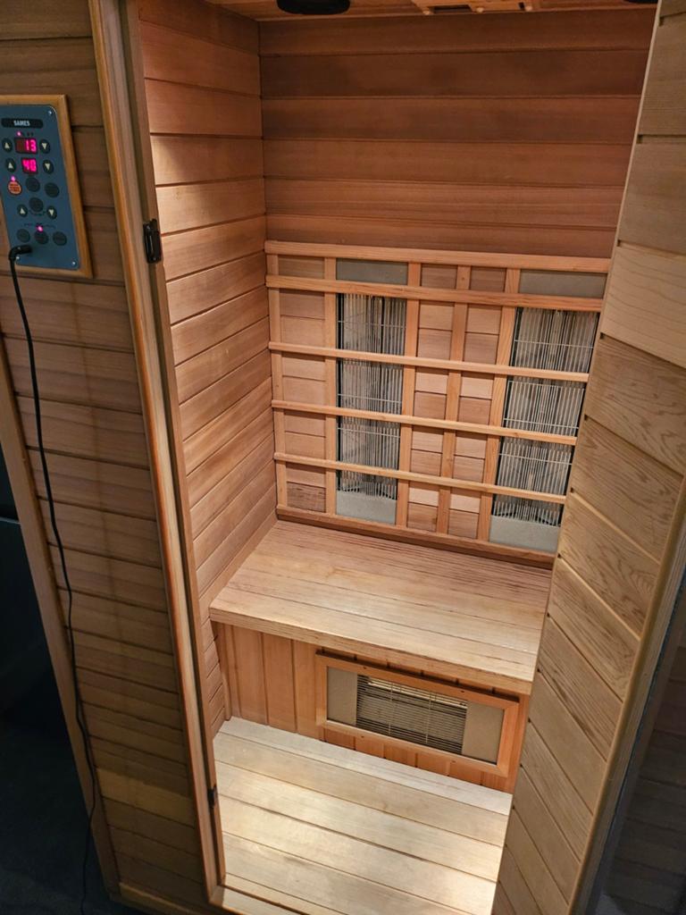 Sames infrarood sauna, Ophalen