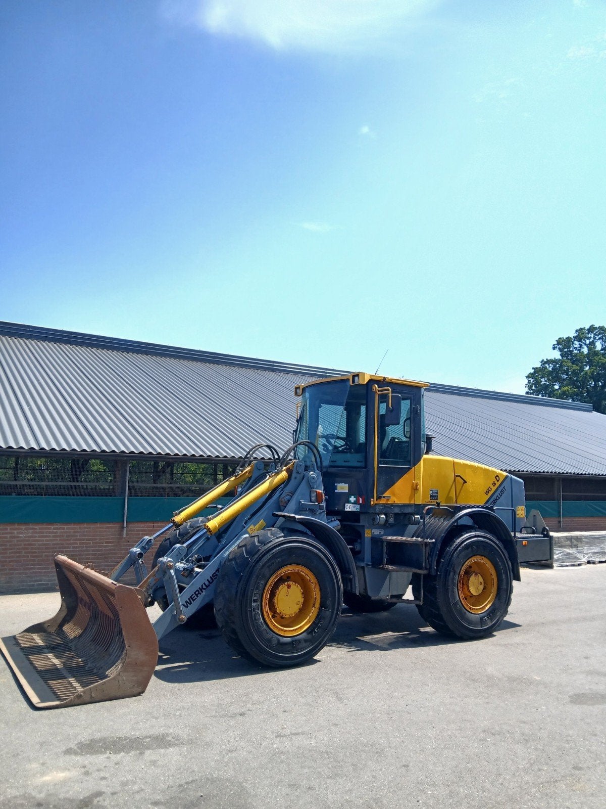 werklust wg 35D shovel loader, Ophalen of Verzenden, Wiellader of Shovel