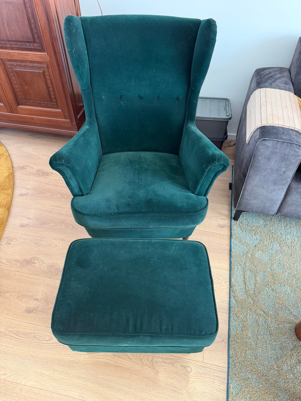 Fauteuil strandmon, Ophalen, Zo goed als nieuw, Stof, Eén