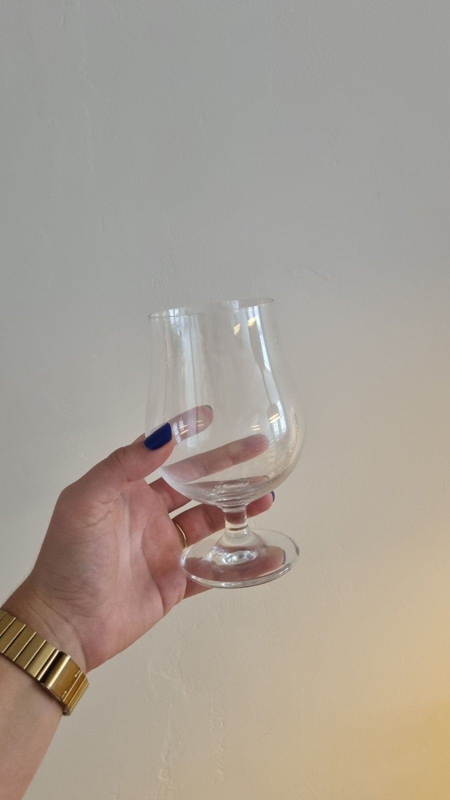 Bierglazen op voet - Set van 4 Vivo Albert Heijn, Ophalen, Overige merken, Glas, Overige typen
