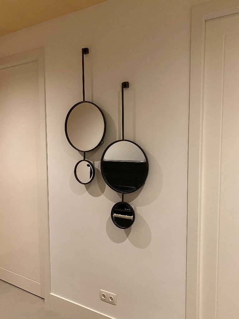 BePureHome Chain Dubbele Spiegel XL, set van twee, Ophalen, Minder dan 50 cm, 100 tot 150 cm, Rond