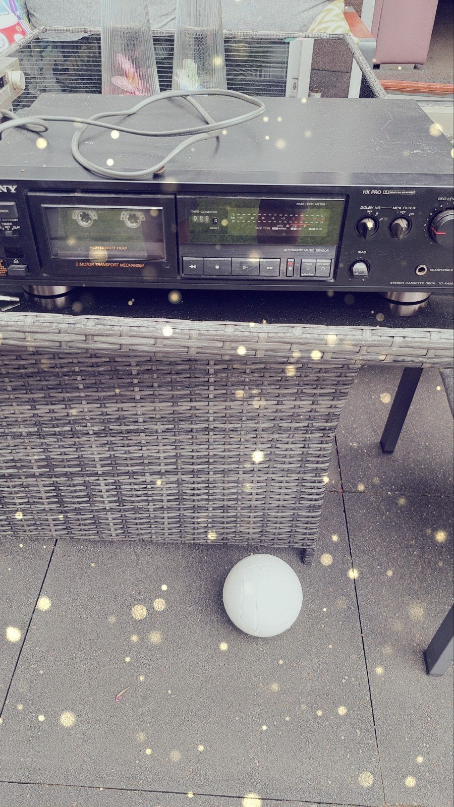 Sony Cassettedeck TC-K420 - Vintage Audio, Audio, Tv en Foto, Cassettedecks, Ophalen of Verzenden, Enkel, Sony, Tiptoetsen