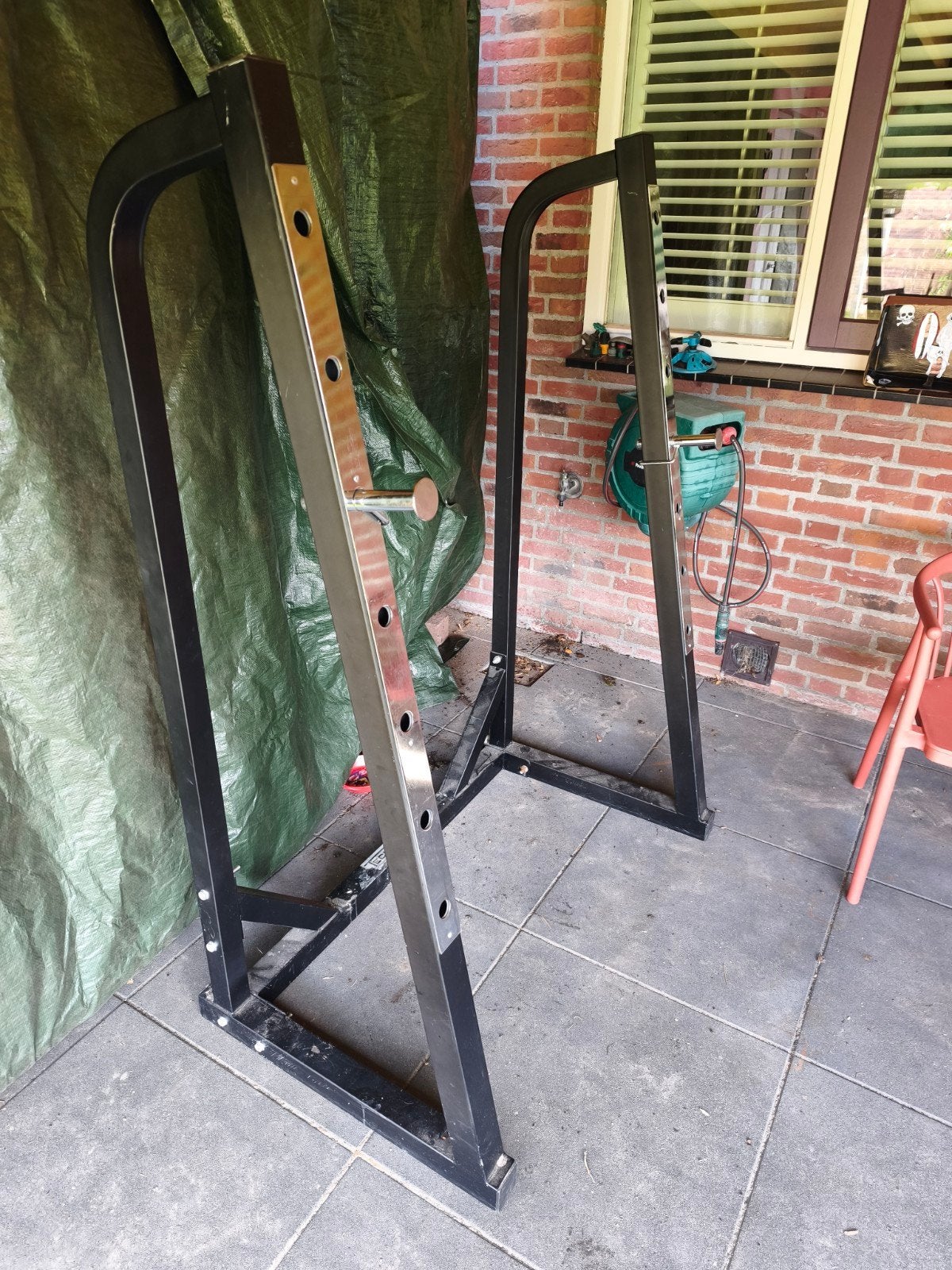 Technogym squat rack, Ophalen, Krachtstation