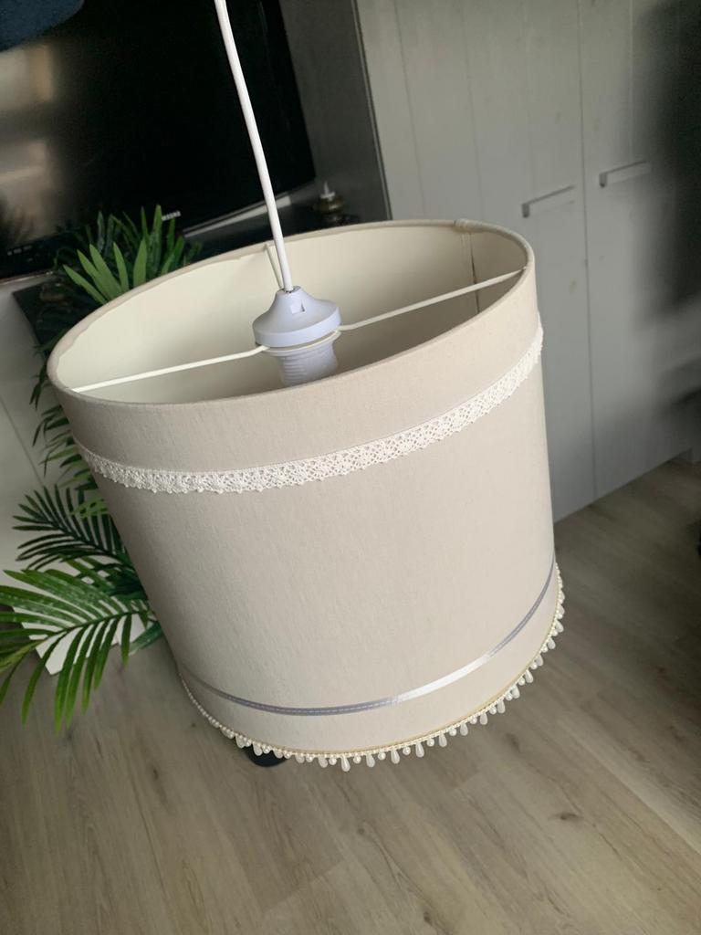 Lampenkap coming kids lichtgrijs, Kinderen en Baby's, Kinderkamer | Complete kinderkamers, Ophalen, Zo goed als nieuw, Jongetje of Meisje