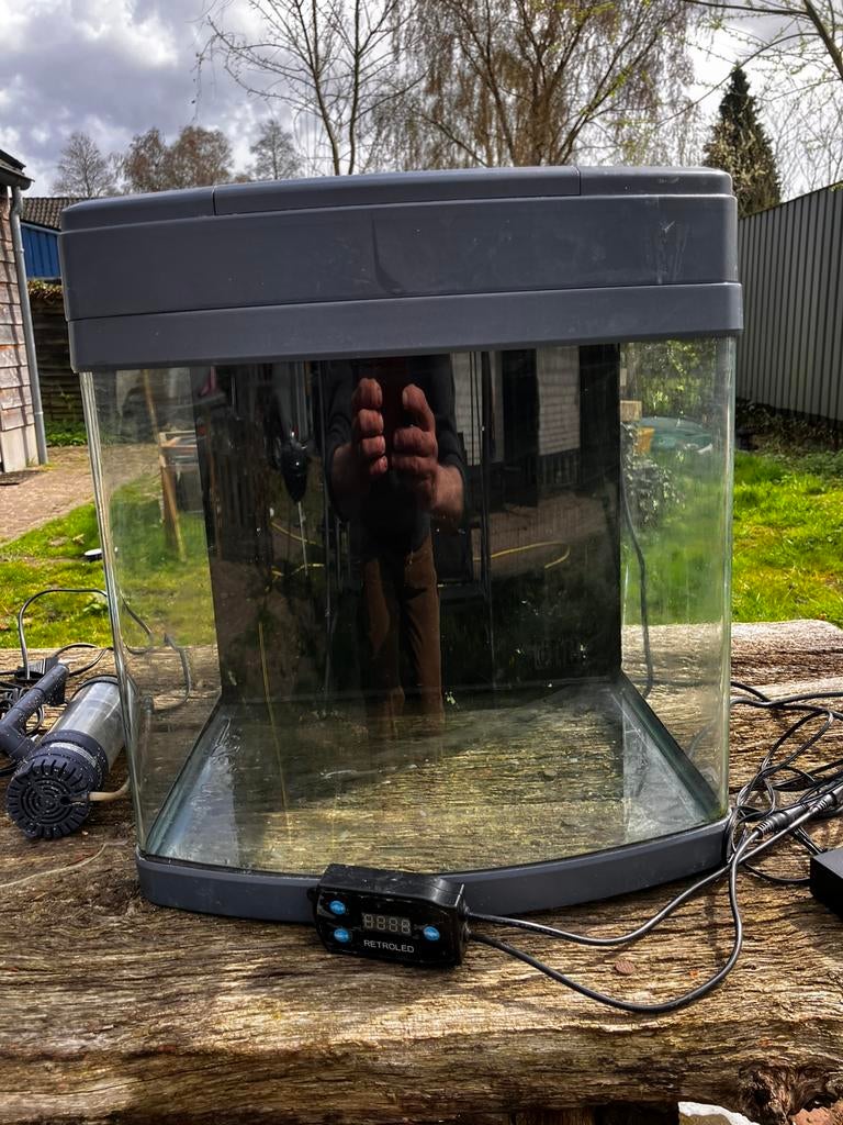 Sera marine biotop cube 60 liter, Ophalen of Verzenden, Gebruikt, Leeg aquarium