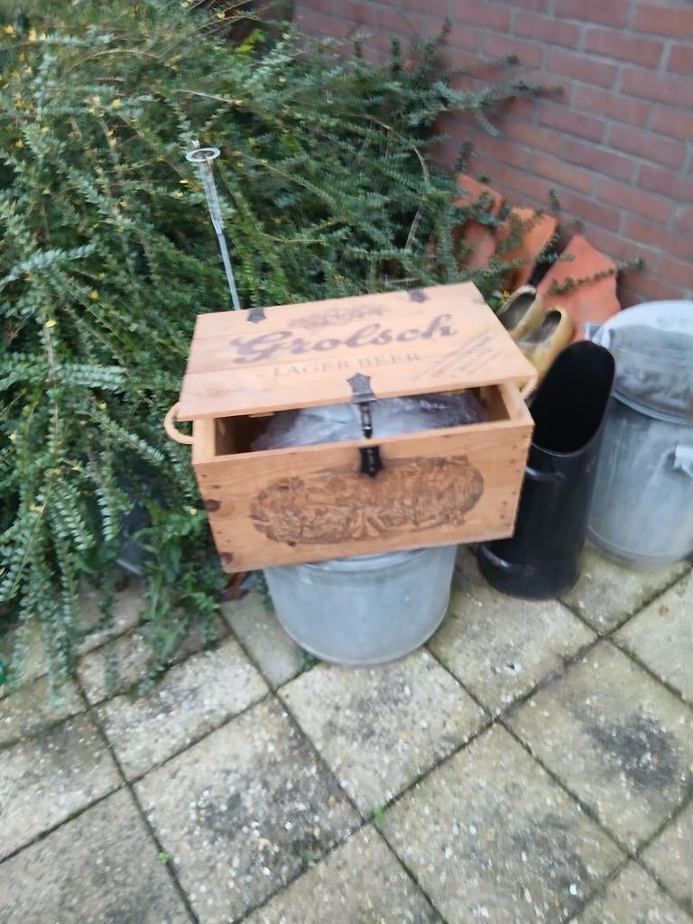 Grolsch export krat, Ophalen of Verzenden, Minder dan 50 cm, Minder dan 50 cm