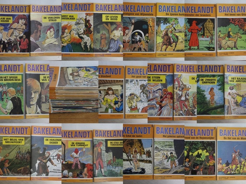 Bakelandt 1 tm 24 ongelezen 1980, Boeken, Meerdere stripboeken, Ophalen of Verzenden, Nieuw
