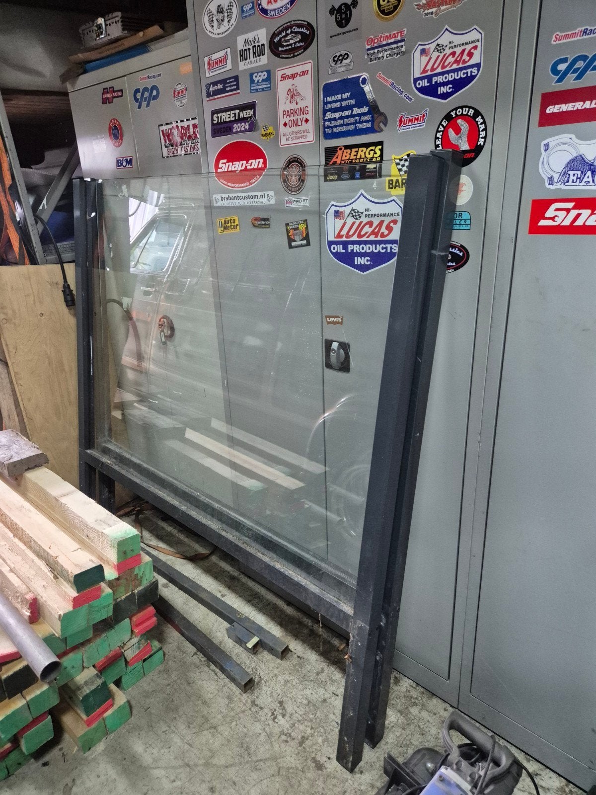2x tuin scherm of afschijding in aluminium  frame, Doe-het-zelf en Verbouw, Ophalen, Zo goed als nieuw, 160 cm of meer, 80 tot 120 cm