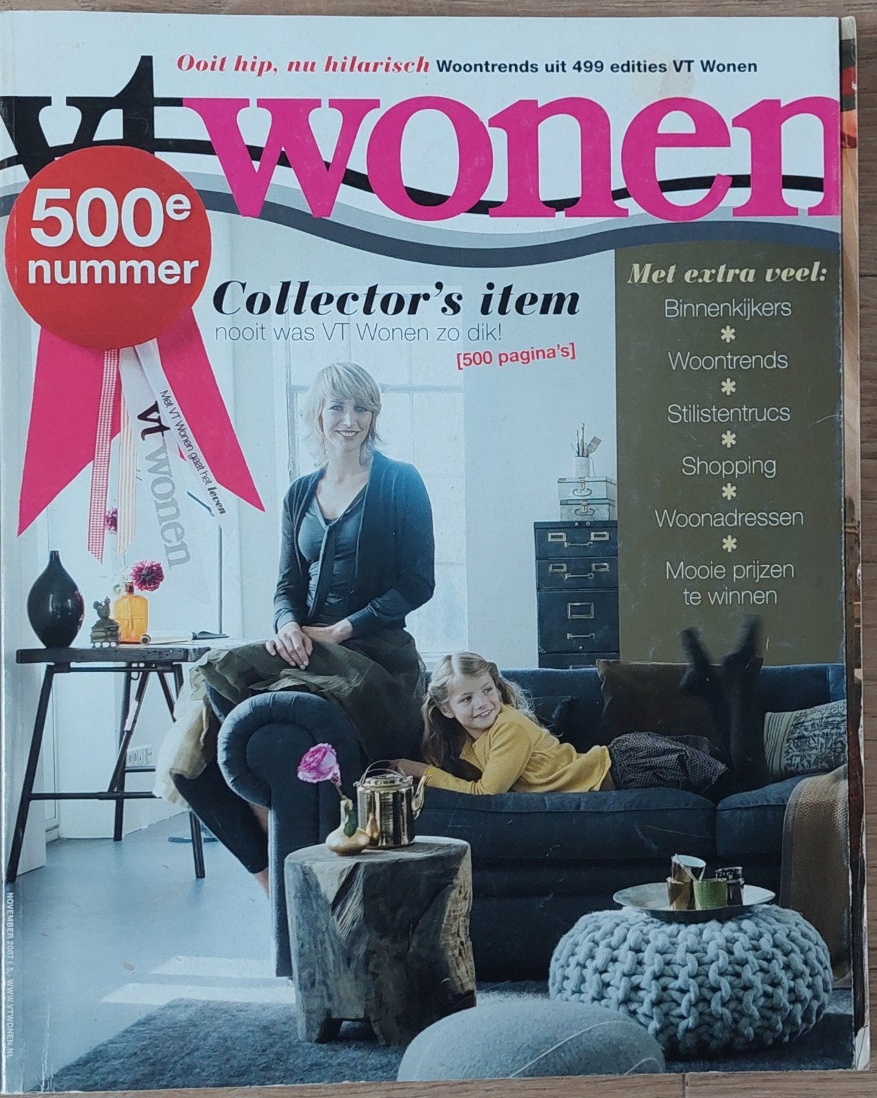 Vt wonen 500 ste nummer 500 blz., Ophalen of Verzenden, Gelezen, Overige typen