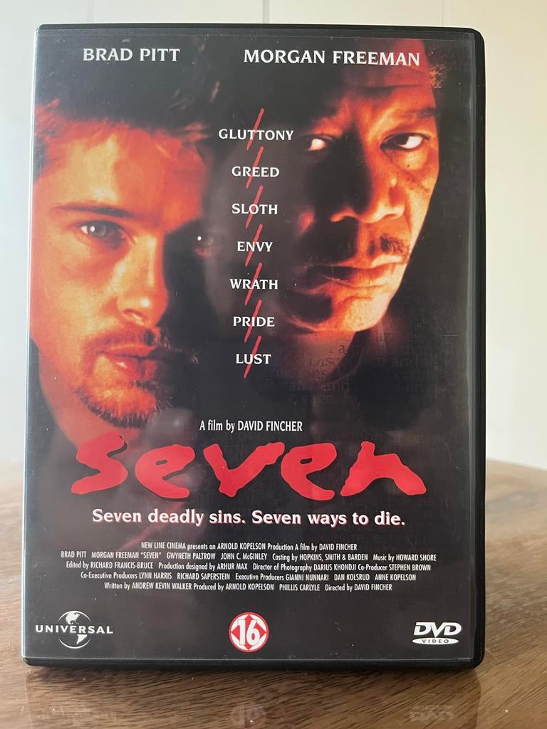 Seven DVD, Vanaf 16 jaar, Ophalen of Verzenden, Zo goed als nieuw, Overige genres