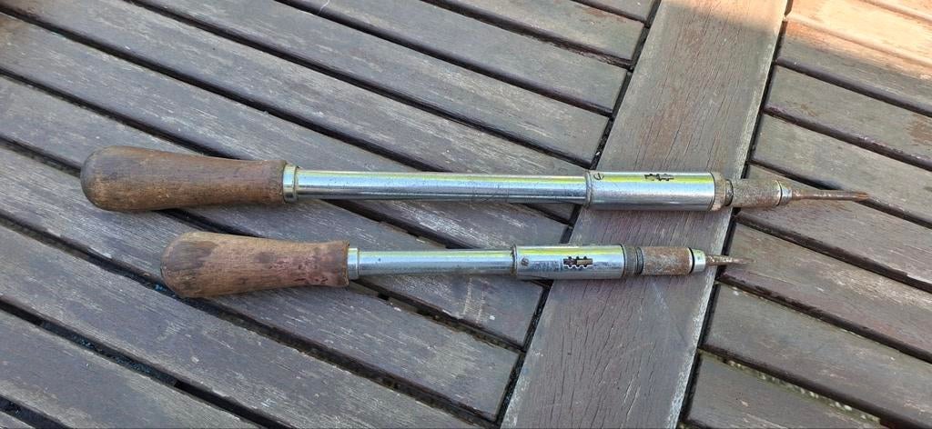 Vintage Stanley Yankee pompschroevendraaiers 130A & 131A, Ophalen of Verzenden, Gebruikt