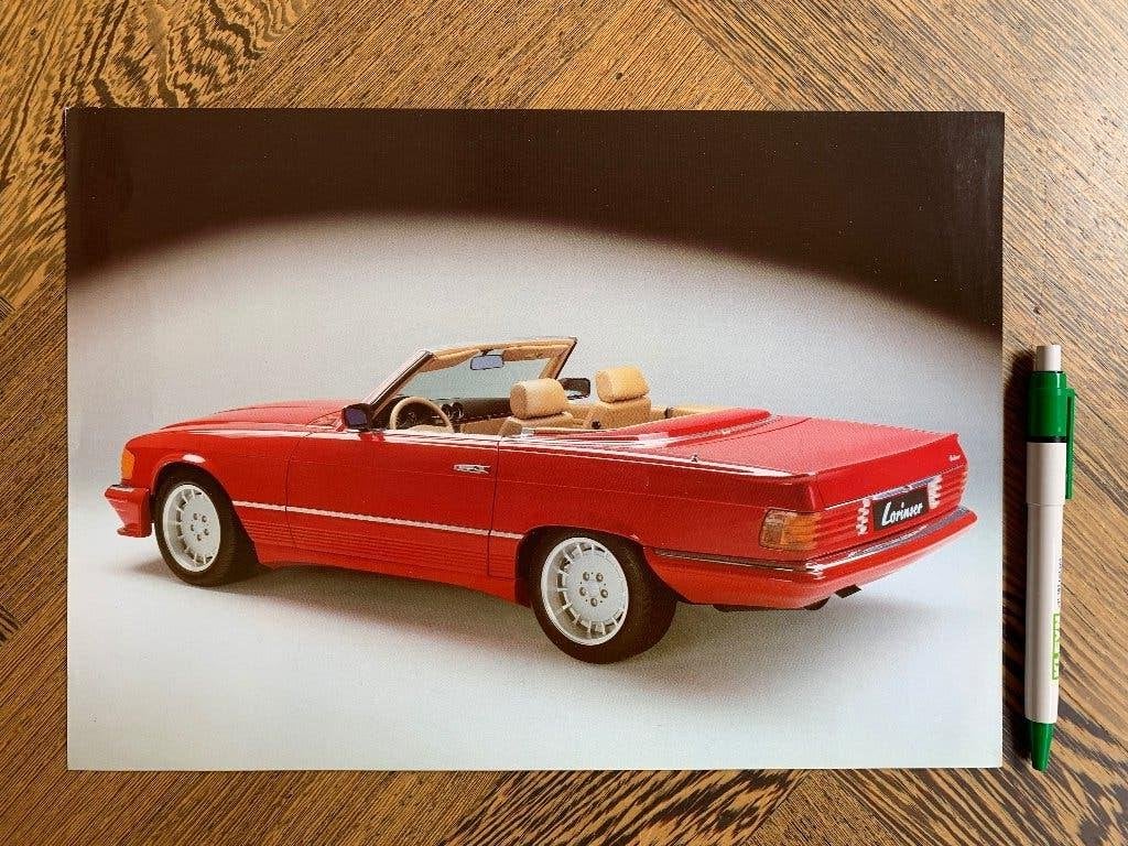 A4 plaat Mercedes-Benz Lorinser SL klasse R107, Ophalen of Verzenden, Zo goed als nieuw, Mercedes, Lorinser