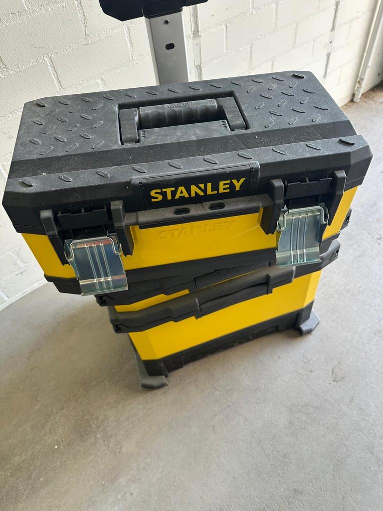 Stanley Gereedschapswagen met wielen - Handig en Robuust, Doe-het-zelf en Verbouw, Gereedschapskisten, Ophalen, Nieuw