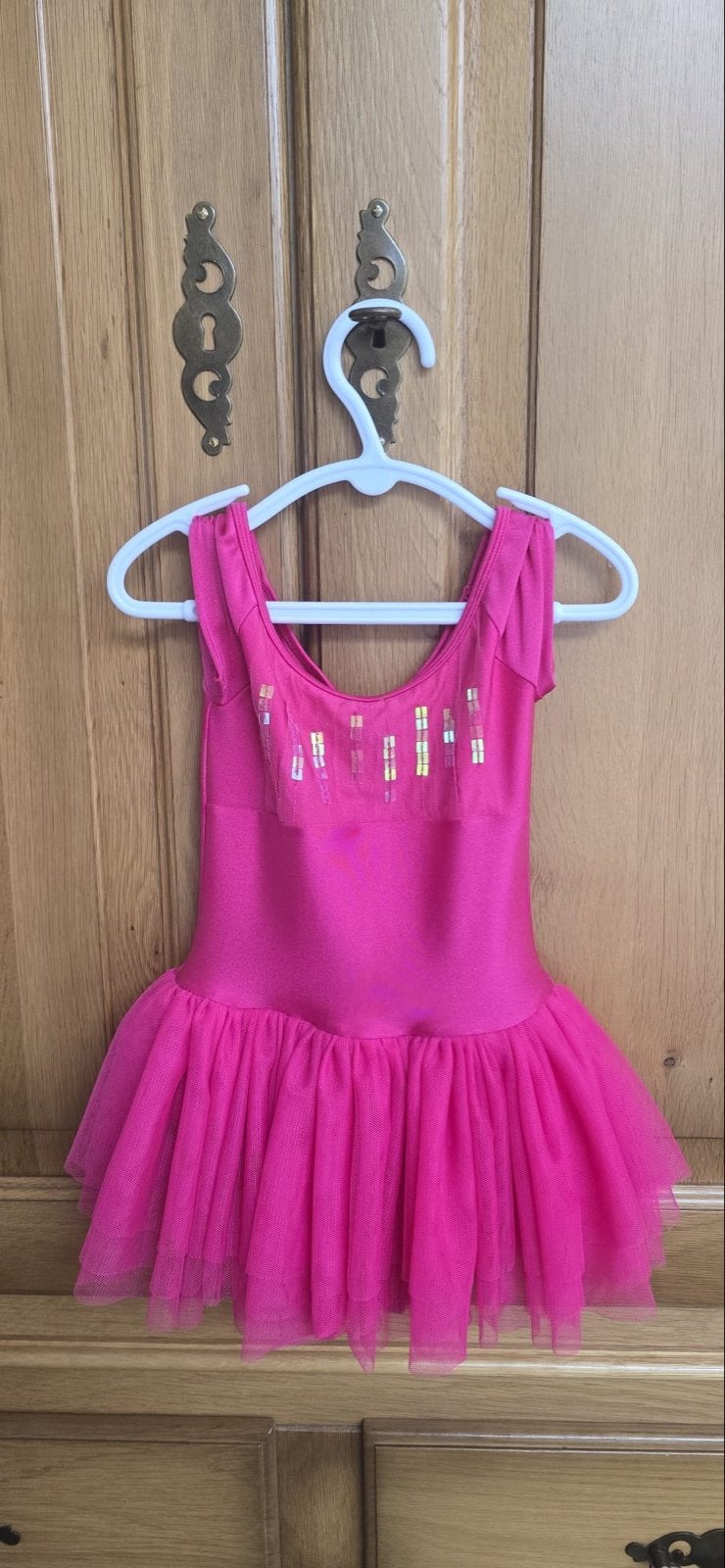 Balletpakje roze maat 104, Ophalen, Zo goed als nieuw, Kleding