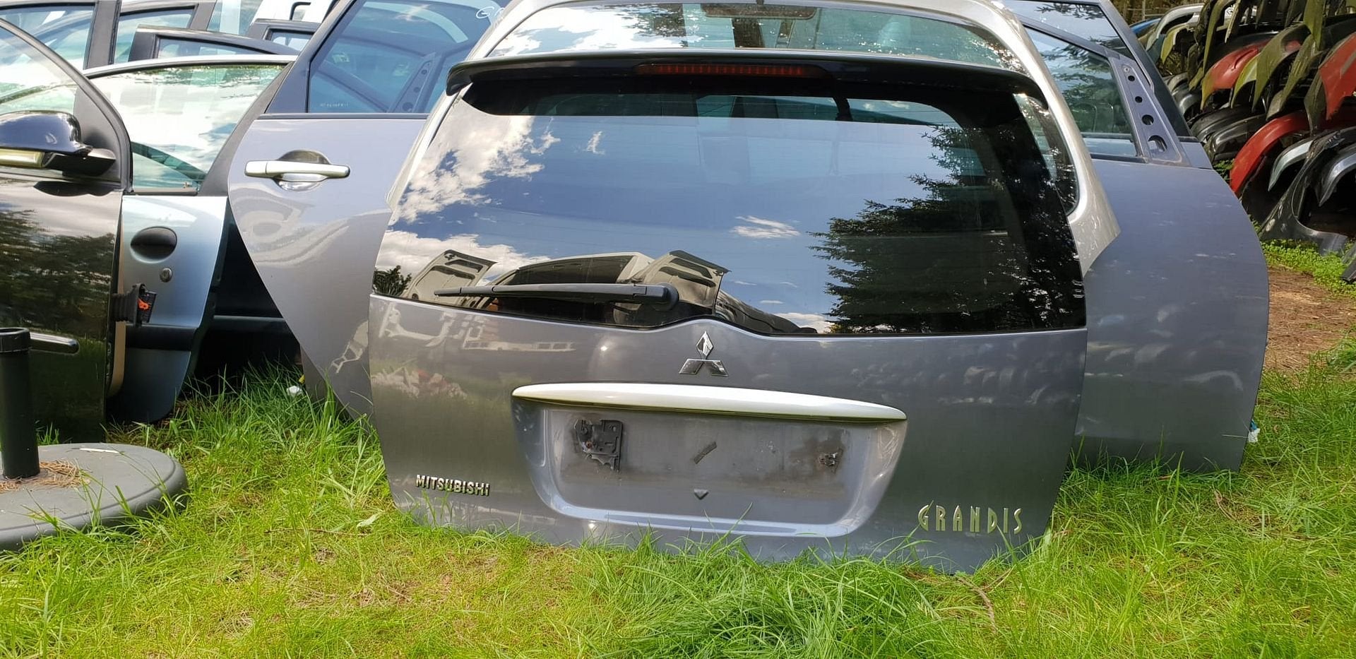 MITSUBISHI GRANDIS ACHTERKLEP +SPOILER BJ 2008, Gebruikt, -, Ophalen of Verzenden, Achter