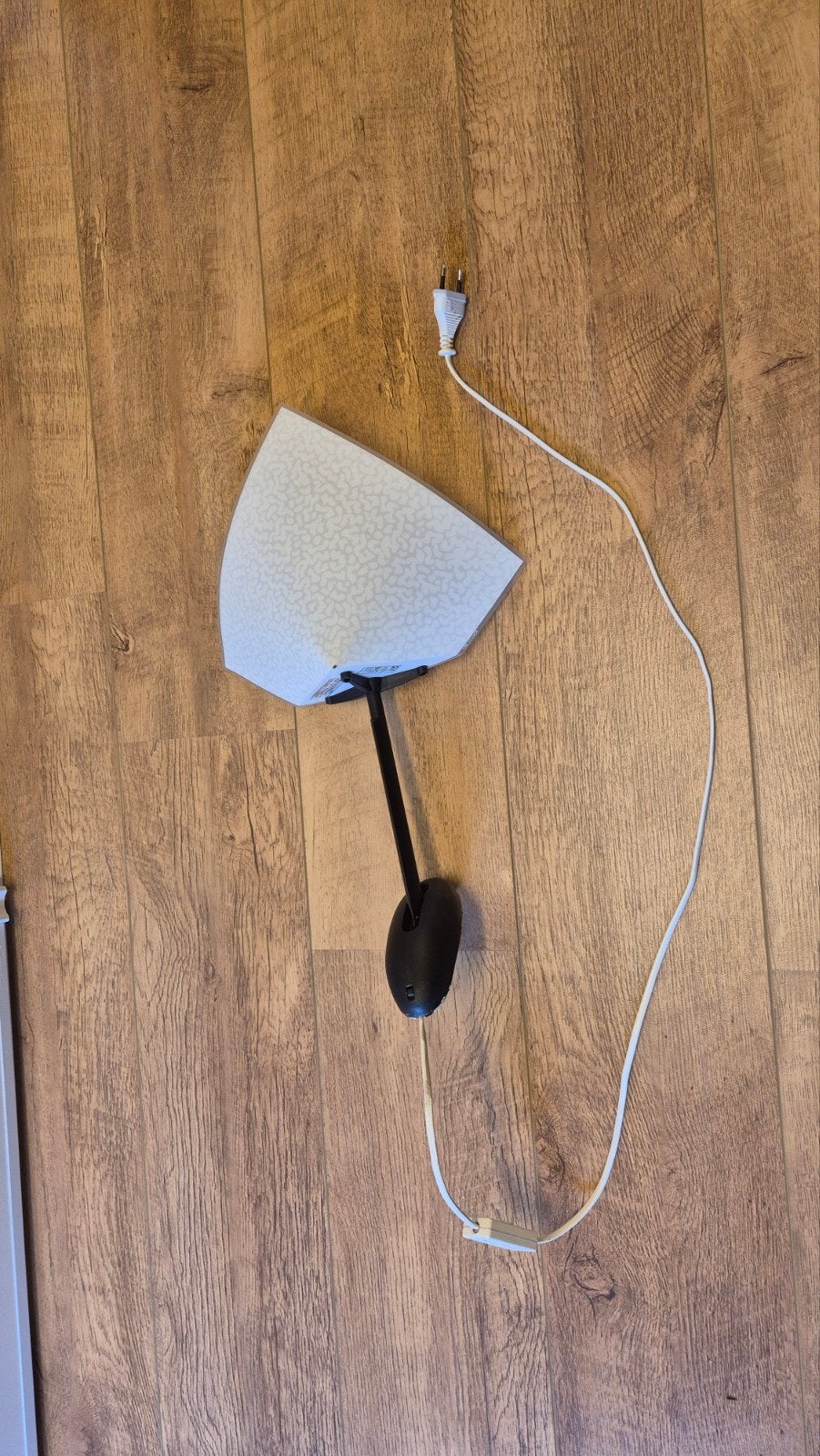 Wandlamp zwenkbaar, Ophalen, Kunststof, Gebruikt, E27 (groot)