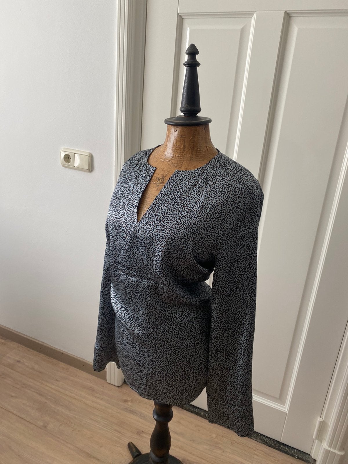 Blouse Marco Polo maat 42, Kleding | Dames, Ophalen of Verzenden, Zo goed als nieuw, Maat 42/44 (L), Blauw