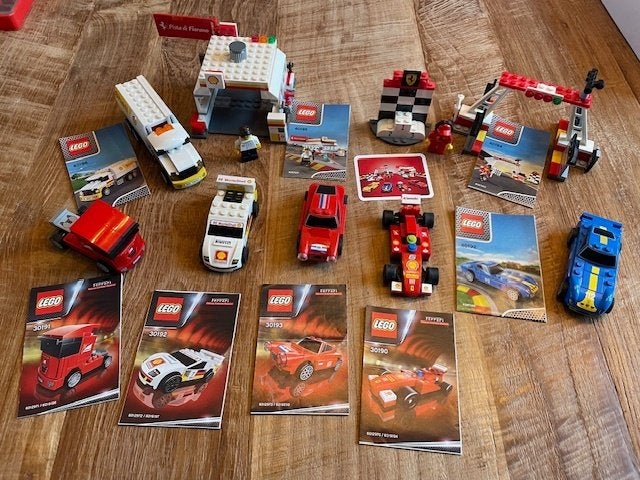 lego shell 30190/30191/30192/30193/40192/40194/40195/40196, Overige thema's, Lego, Inclusief instructies, Ophalen of Verzenden