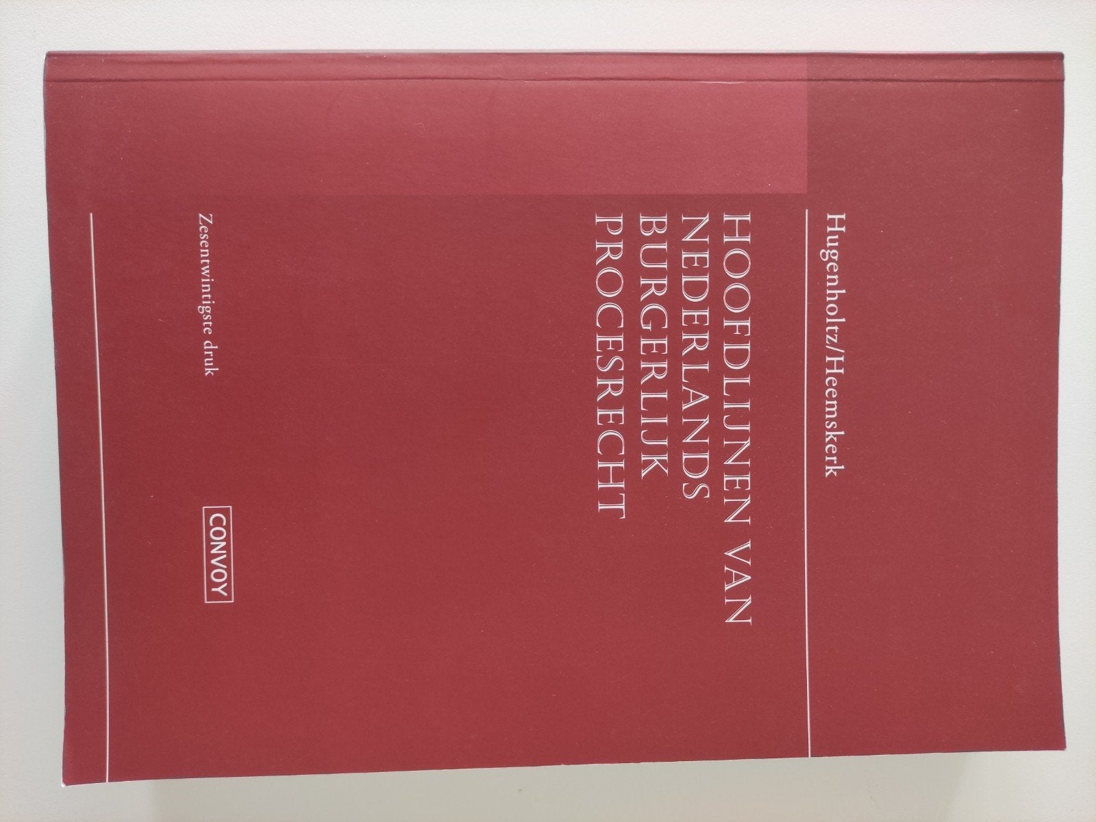 Hoofdlijnen van Nederlands Burgerlijk Procesrecht, Boeken, Studieboeken en Cursussen, Ophalen, Nieuw, Gamma, Hugenholtz/Heemskerk