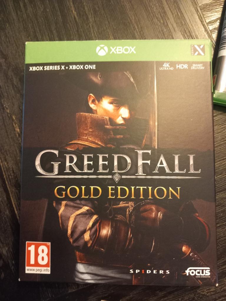GreedFall Gold Edition Xbox One/Series X (Nieuwstaat), Contact@focus-home.com, Ophalen of Verzenden, Zo goed als nieuw, Focus Home Interactive
