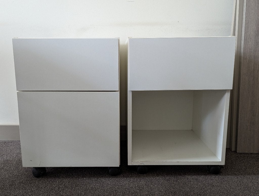 Lage ladenkasten op wielen, Ophalen, Minder dan 50 cm, Gebruikt, 3 of 4 laden