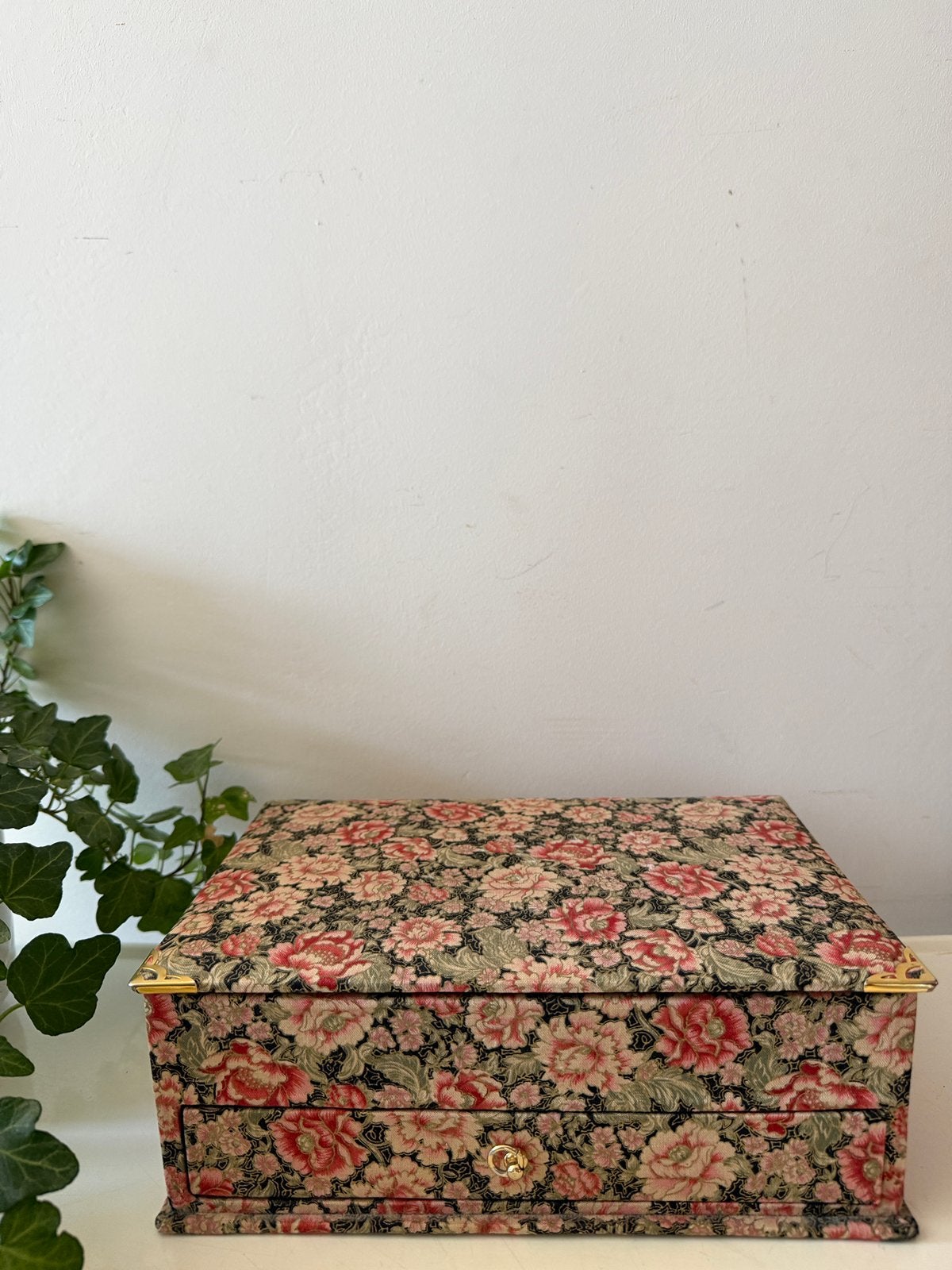 Sieradendoos met bloemenprint, Ophalen of Verzenden