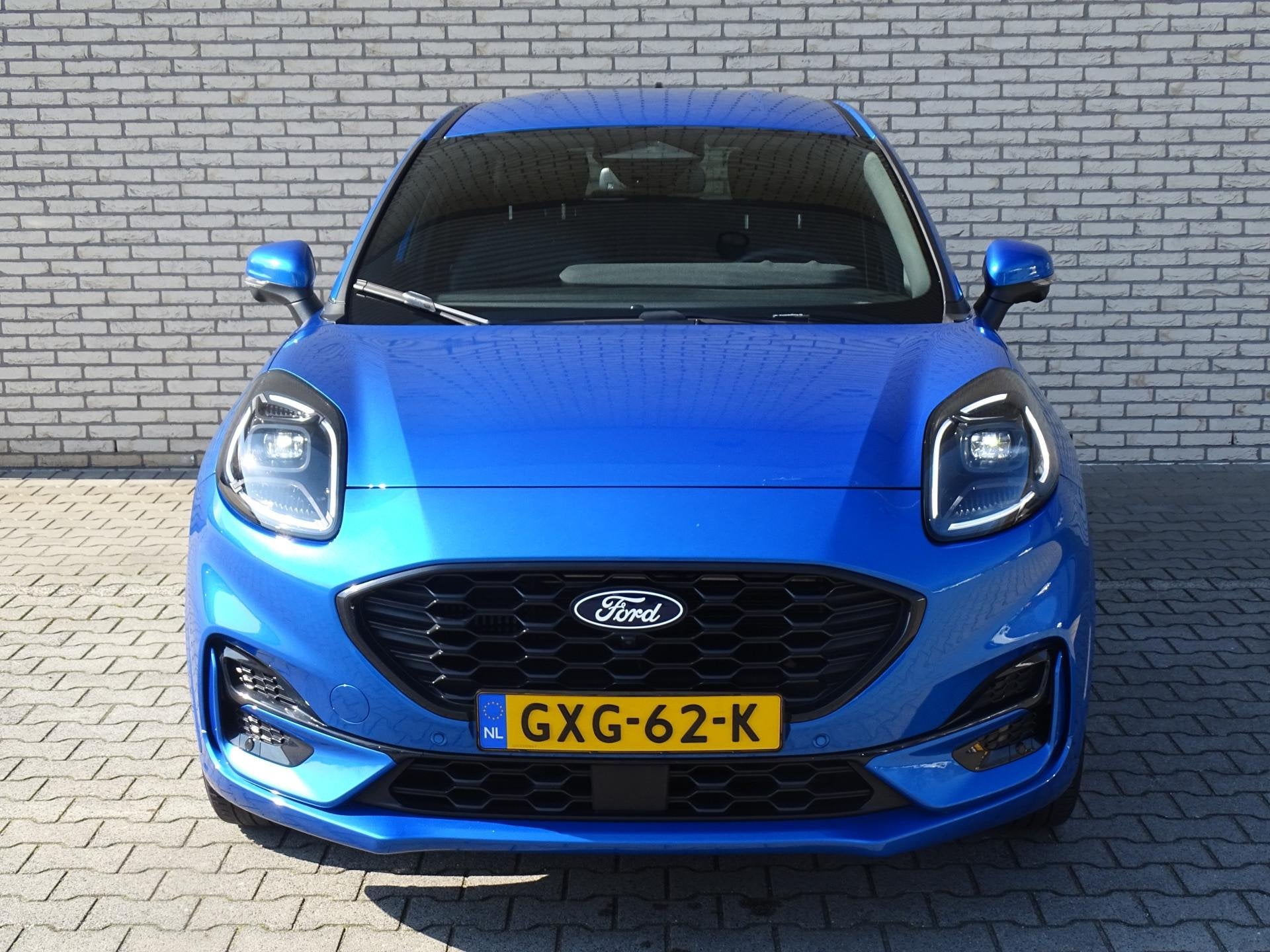 Ford Puma 1.0 Turbo 125pk Mild Hybride ST-Line X | Keyless |, Voorwielaandrijving, 12 maanden, Blauw, Leder en Stof