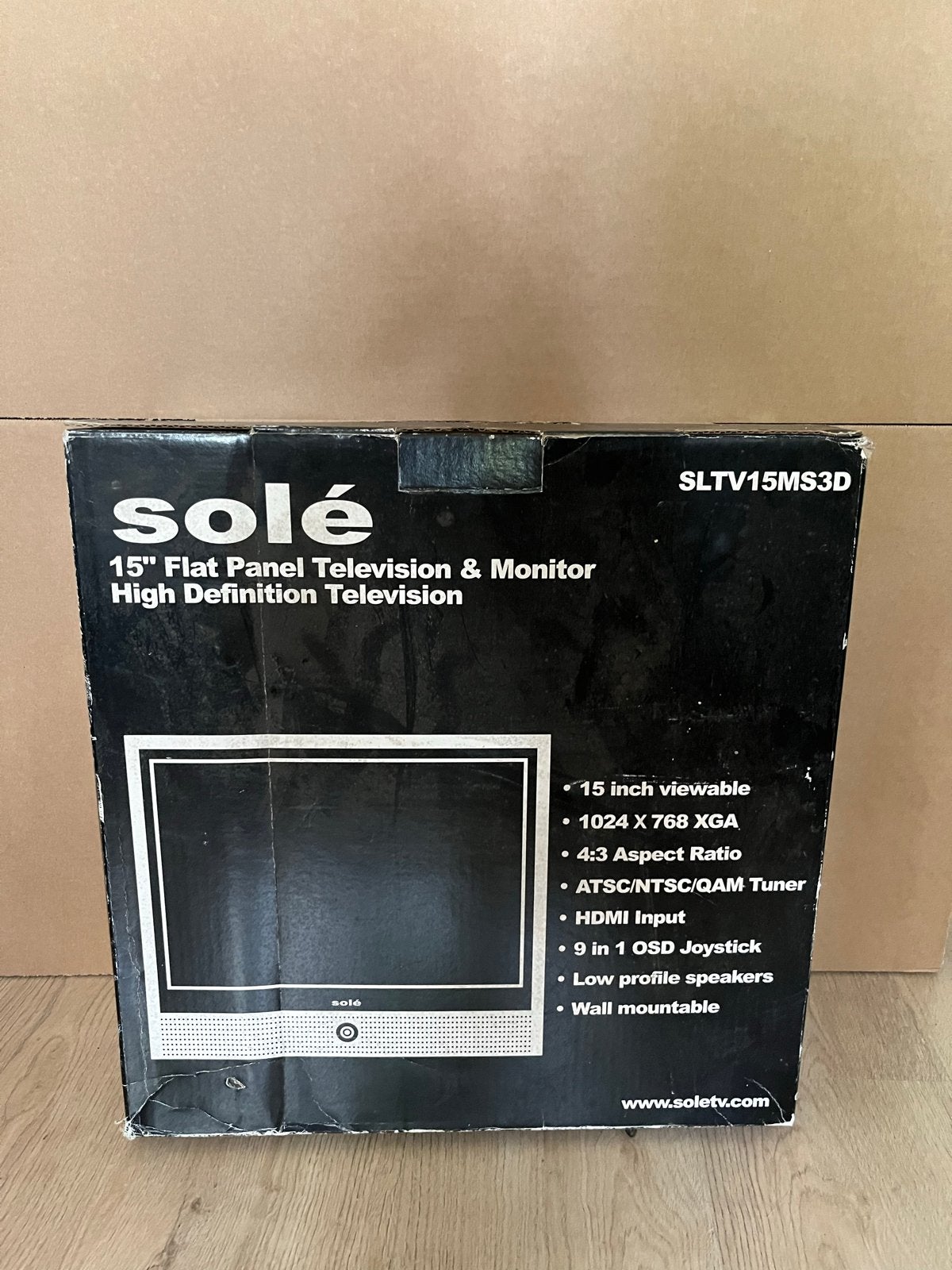Solé 15" Flat Panel TV & Monitor - Geen HDMI, Ophalen of Verzenden, Nieuw, Minder dan 40 cm, Overige merken