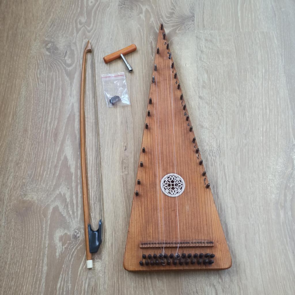Bowed Psaltery + Accessoires, Ophalen of Verzenden, Gebruikt