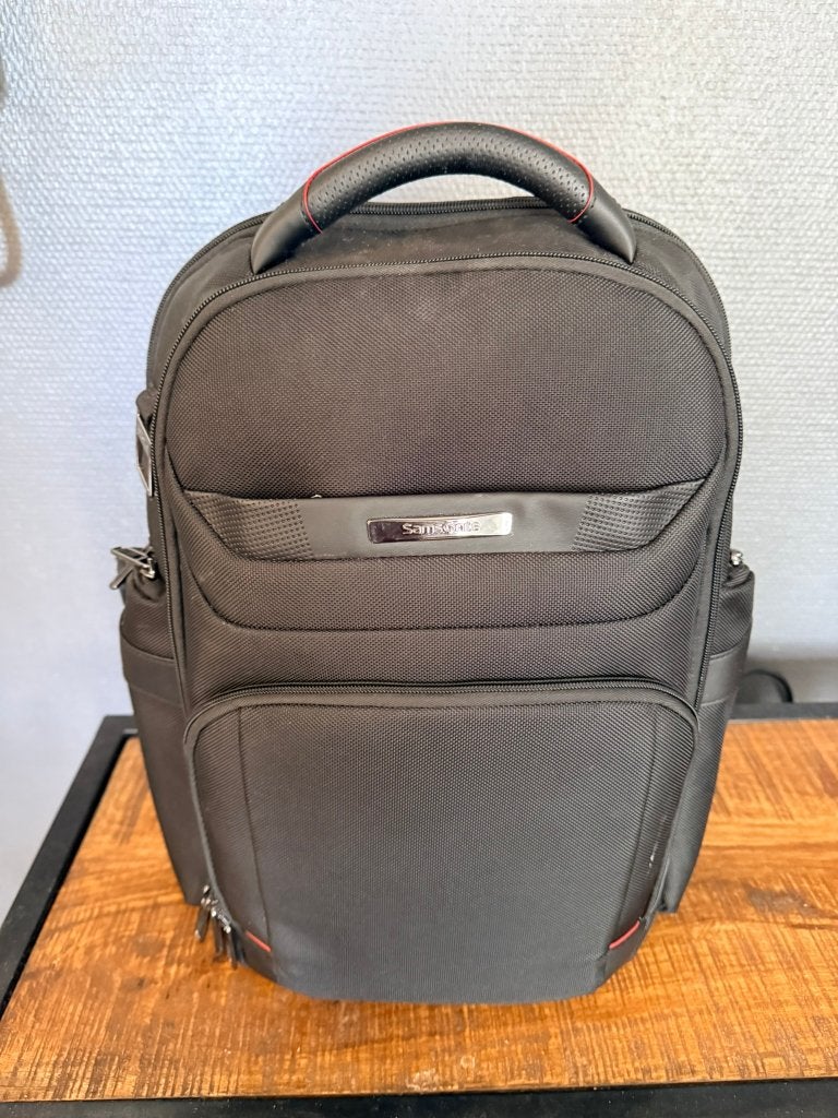 Samsonite Pro-DLX 6 Backpack Slim 15.6' Zwart, Ophalen of Verzenden, Zo goed als nieuw, Overige merken