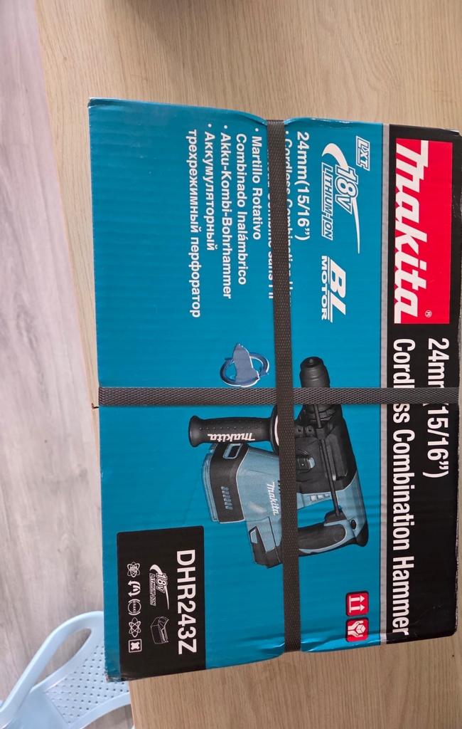 Makita DHR243Z 18V Accu-Kombi-Boorhamer (24mm), Doe-het-zelf en Verbouw, Gereedschap | Boormachines, 600 watt of meer, Boor- en/of Breekhamer