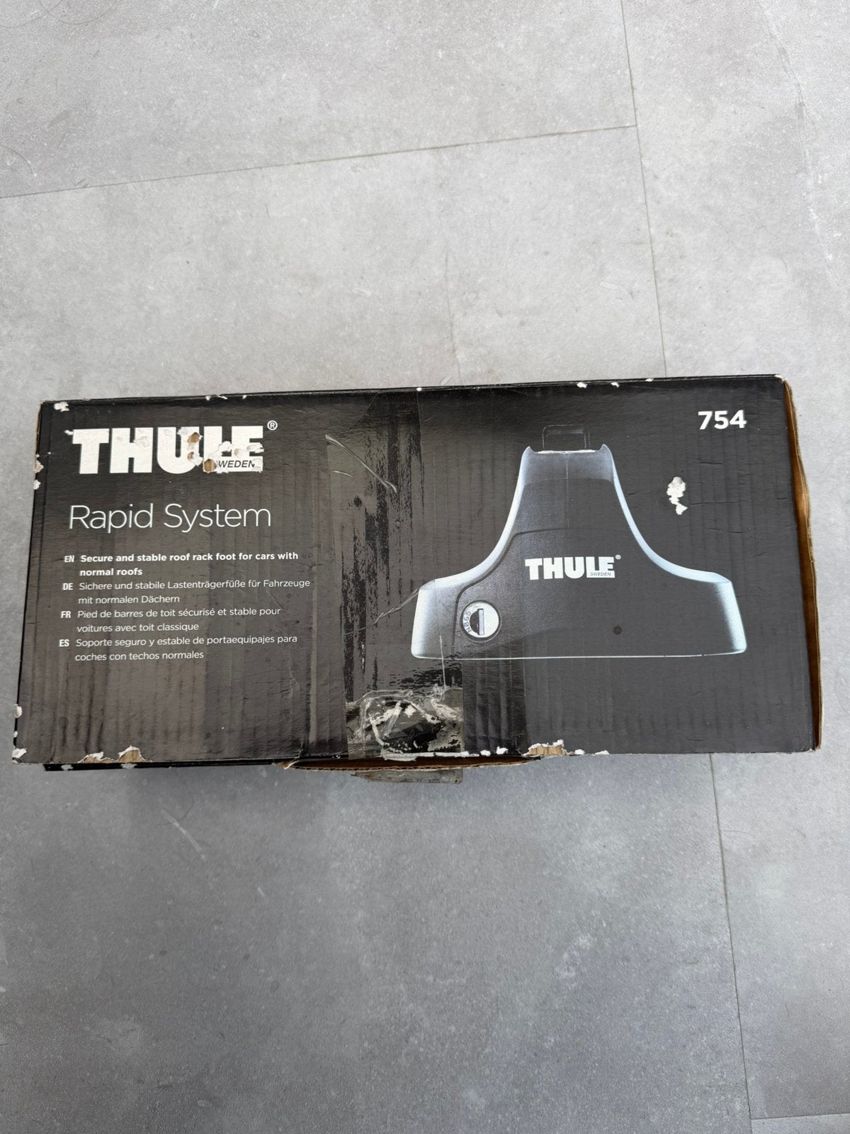 Thule rapid system 754 compleet in doos, Auto diversen, Ophalen of Verzenden, Zo goed als nieuw