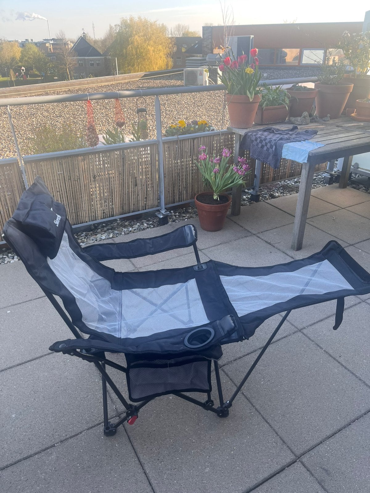 Kampeeestoel, Ophalen, Zo goed als nieuw, Campingstoel